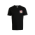 T-shirt col rond coton noir logo 24-7 Star