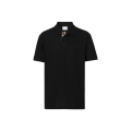 Polo Eddie manches courtes coton piqué Noir logo Monogramme TB