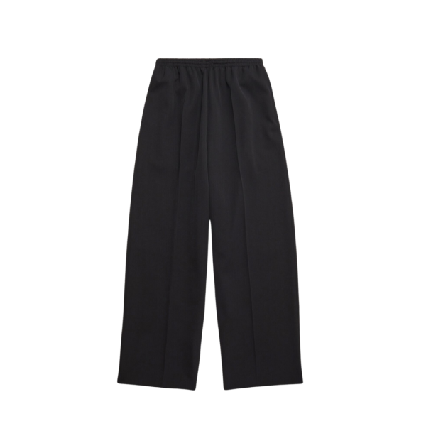 Pantalon oversize BALENCIAGA Taille Élastique laine barathea noire