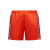 short de bain nylon orange bande bicolore logo