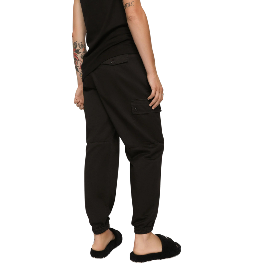 Pantalon DOLCE & GABBANA cargo coupe classique coton noir
