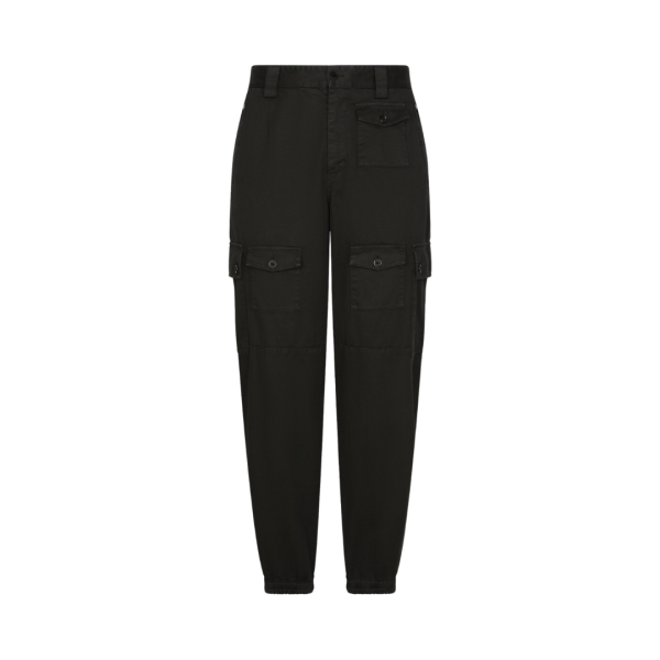 Pantalon DOLCE & GABBANA cargo coupe classique coton noir