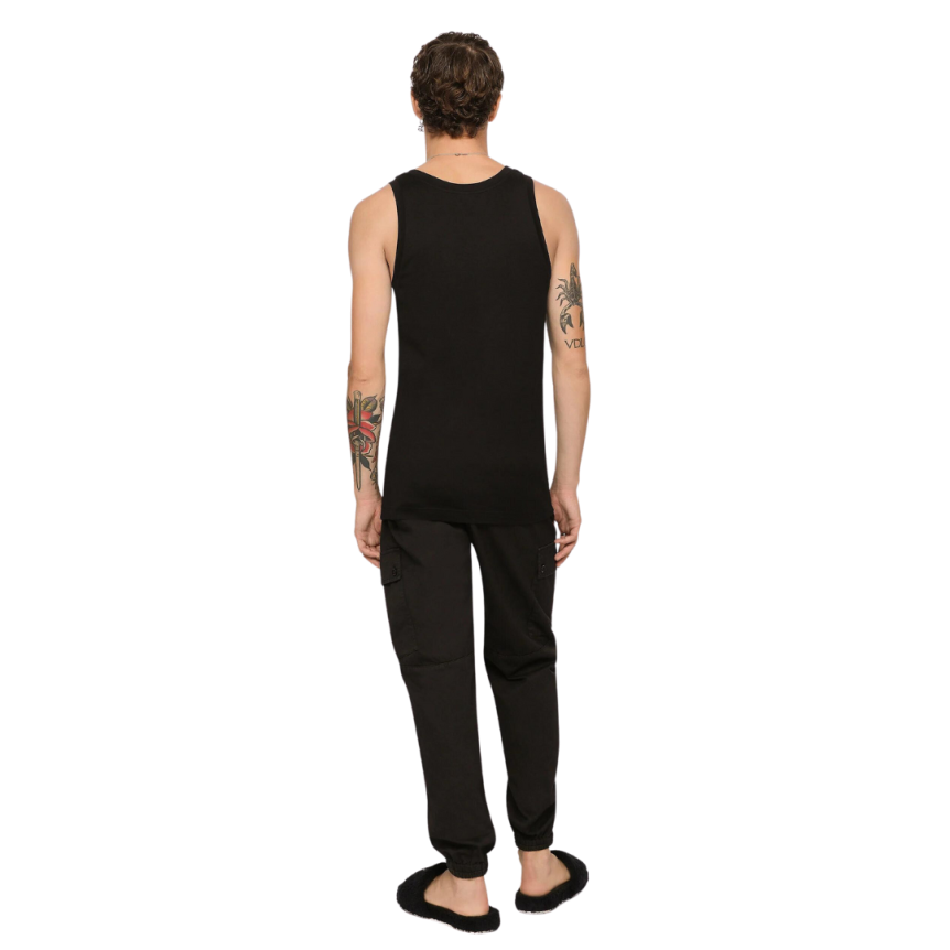 Pantalon DOLCE & GABBANA cargo coupe classique coton noir