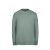 T-shirt col rond coton vert logo manche