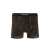 Boxer coton stretch noir marron imprimé léopard