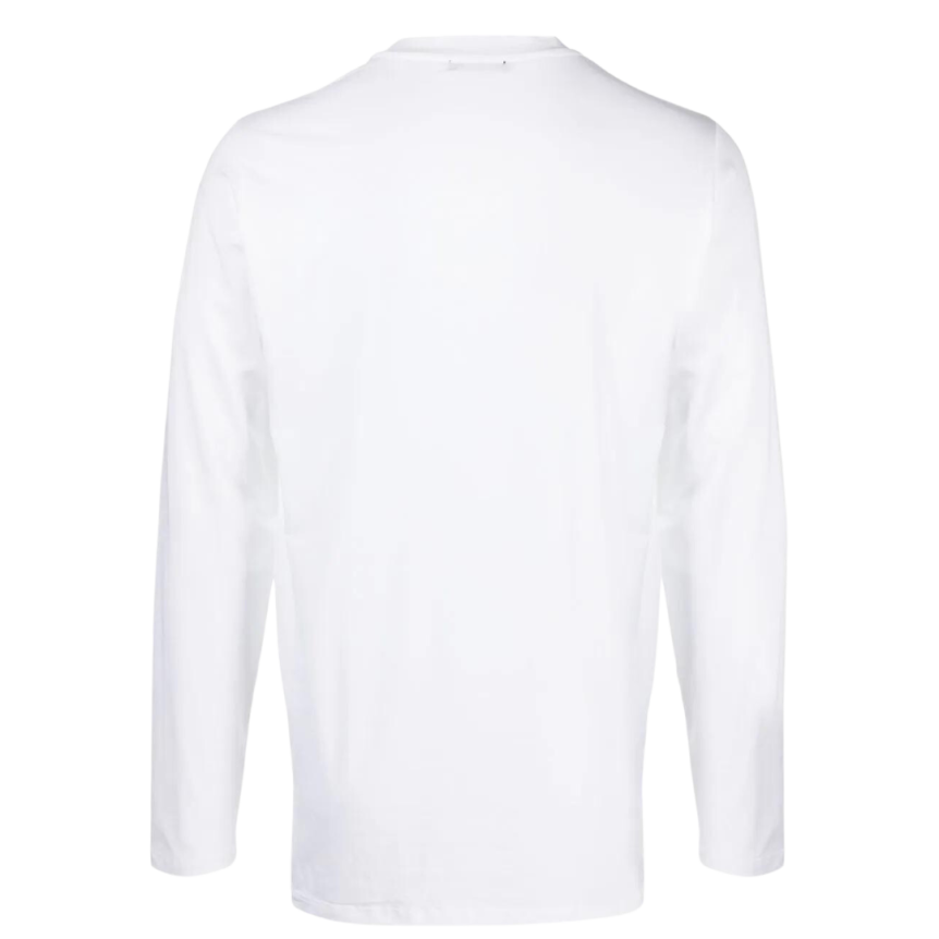 T-shirt TOM FORD manche longue coton modal blanc logo