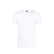 t-shirt col rond slim coton stretch blanc