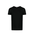 t-shirt col rond slim coton stretch noir
