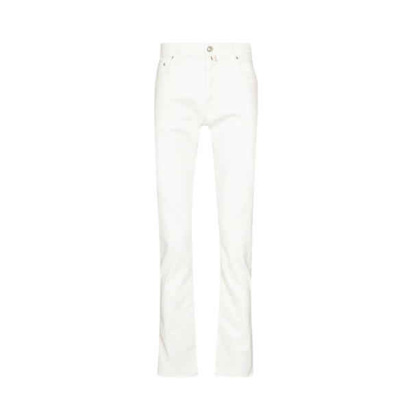 Jean JACOB COHEN Bard coupe slim coton mélangé blanc