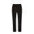 Pantalon coton stretch noir taille élastiquée broderie DG