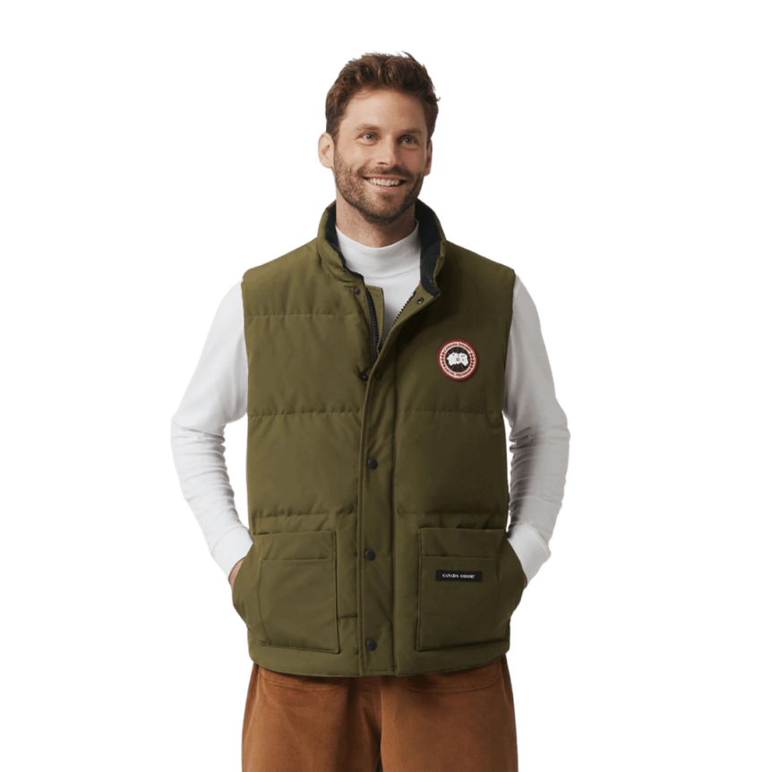 Gilet CANADA GOOSE Freestyle Crew doudoune sans manches Kaki