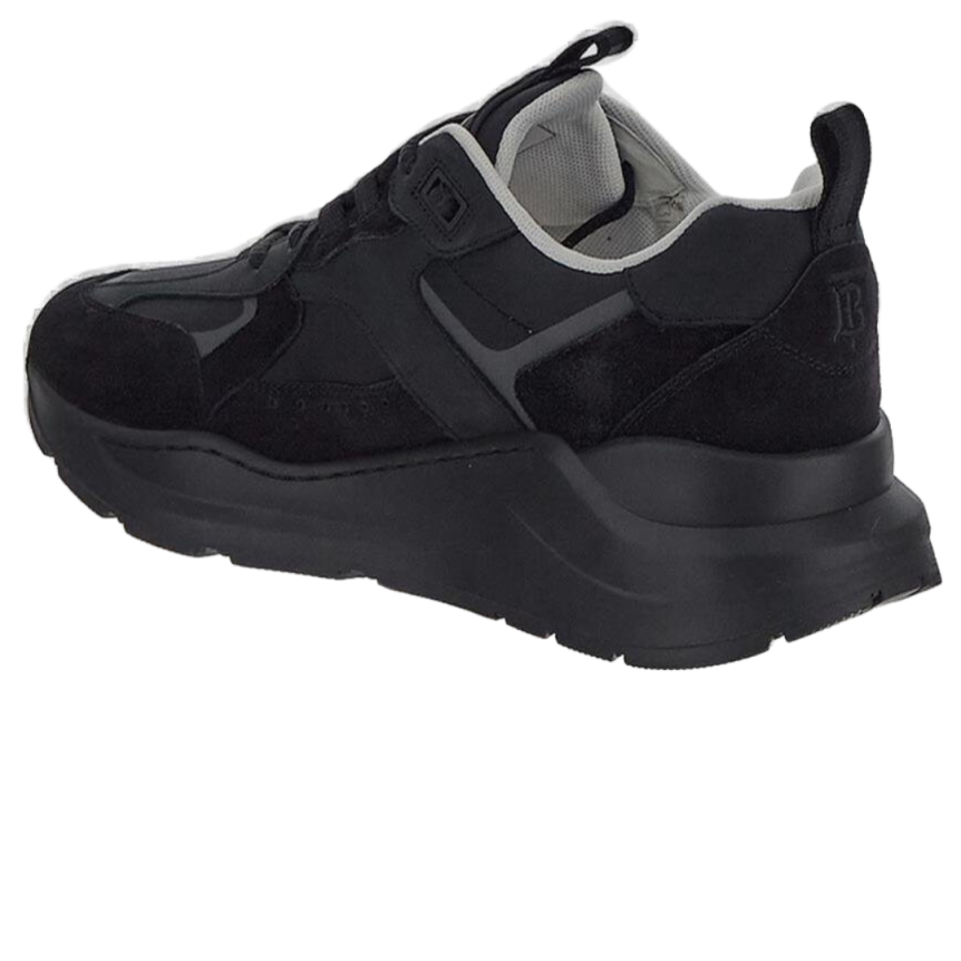 Baskets BURBERRY Sean noir logo cheval languette