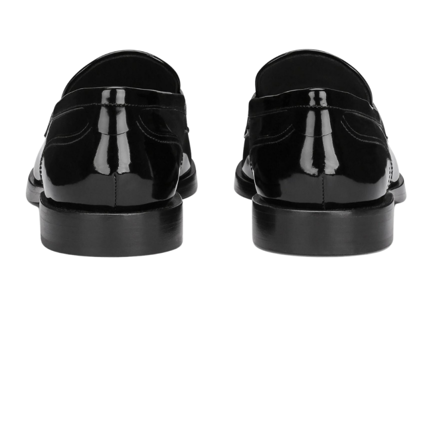 Mocassins DOLCE & GABBANA Sport Classic cuir veau poli noir