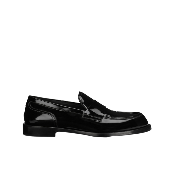 Mocassins DOLCE & GABBANA Sport Classic cuir veau poli noir