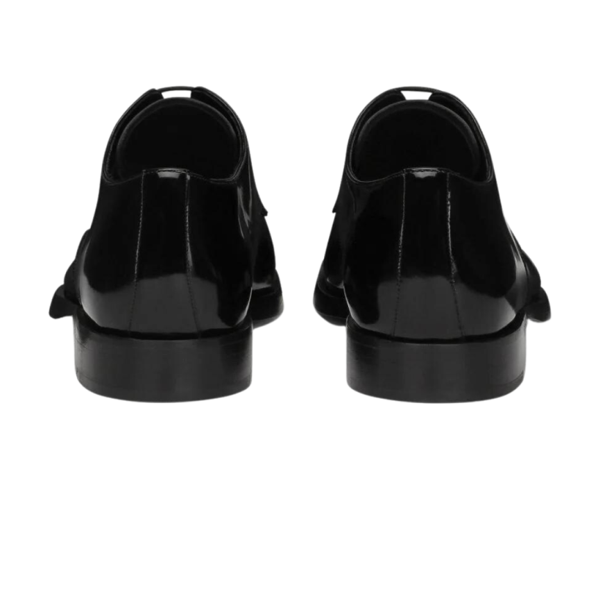 Derbies à lacets DOLCE & GABBANA cuir de veau brossé noir