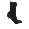 Boots maille viscose noir talon aiguille