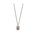Collier pendentif The Faceted Stone laiton argent antique