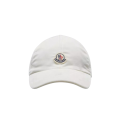Casquette en coton velours blanc logo feutre
