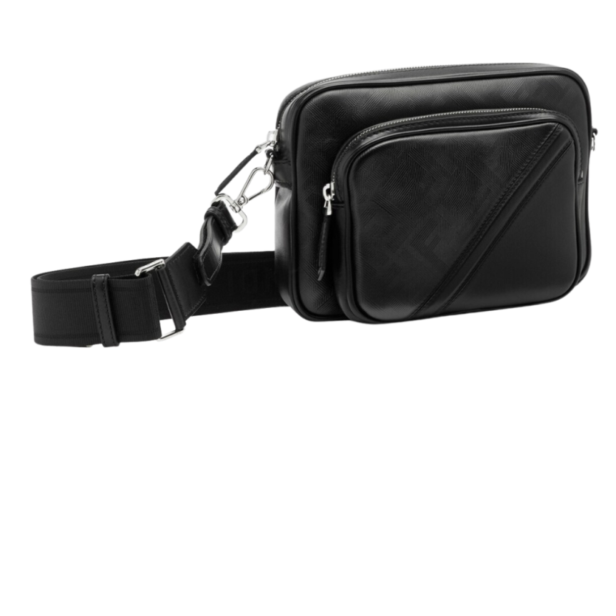 Sac FENDI Étui appareil photo Fendi Shadow Diagonal Duo bandoulière