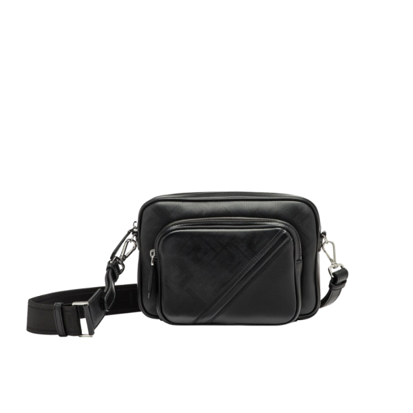 Sac FENDI Étui appareil photo Fendi Shadow Diagonal Duo bandoulière