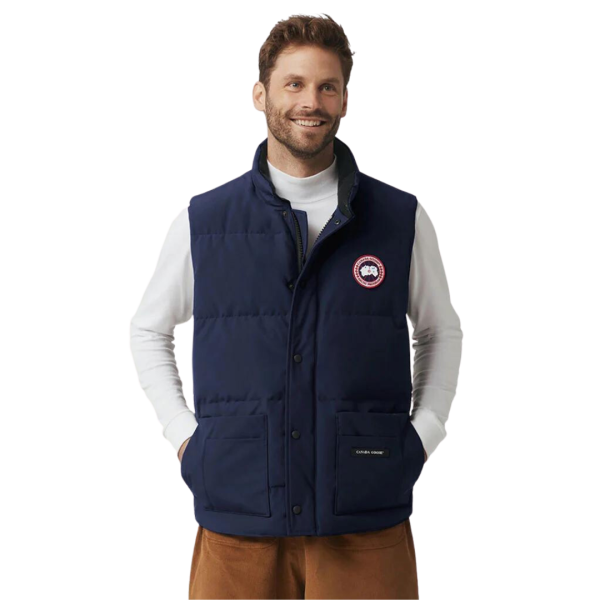 Doudoune sans manches Canada Goose bleu marine Freestyle