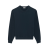 Sweatshirt col rond bleu pétrol