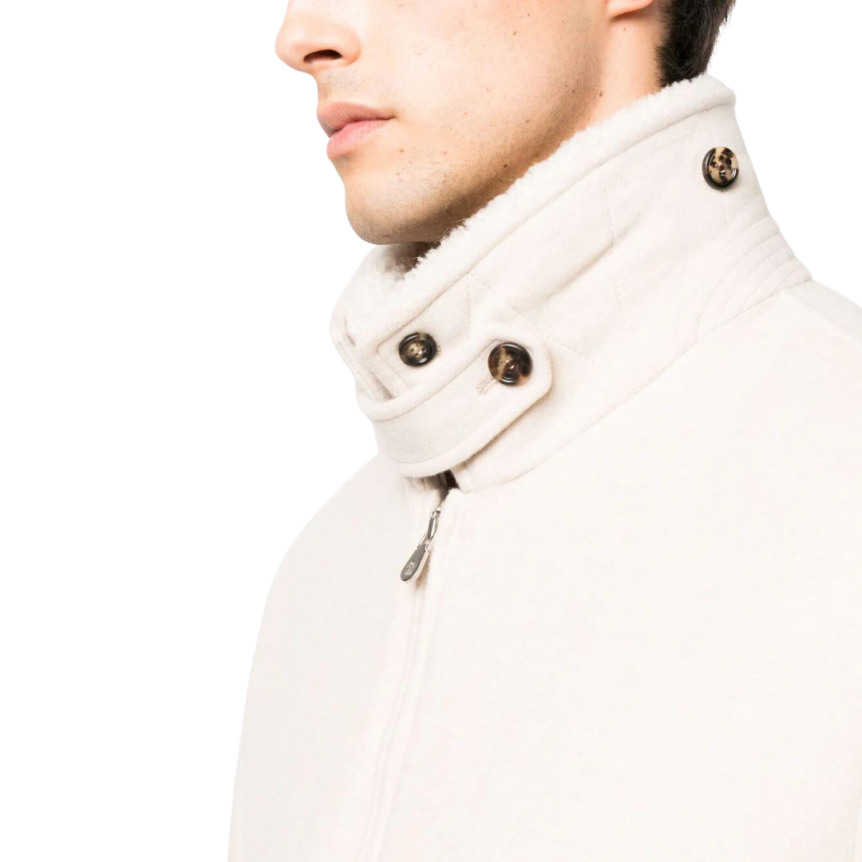 Blouson cachemire beige Brunello Cucinelli