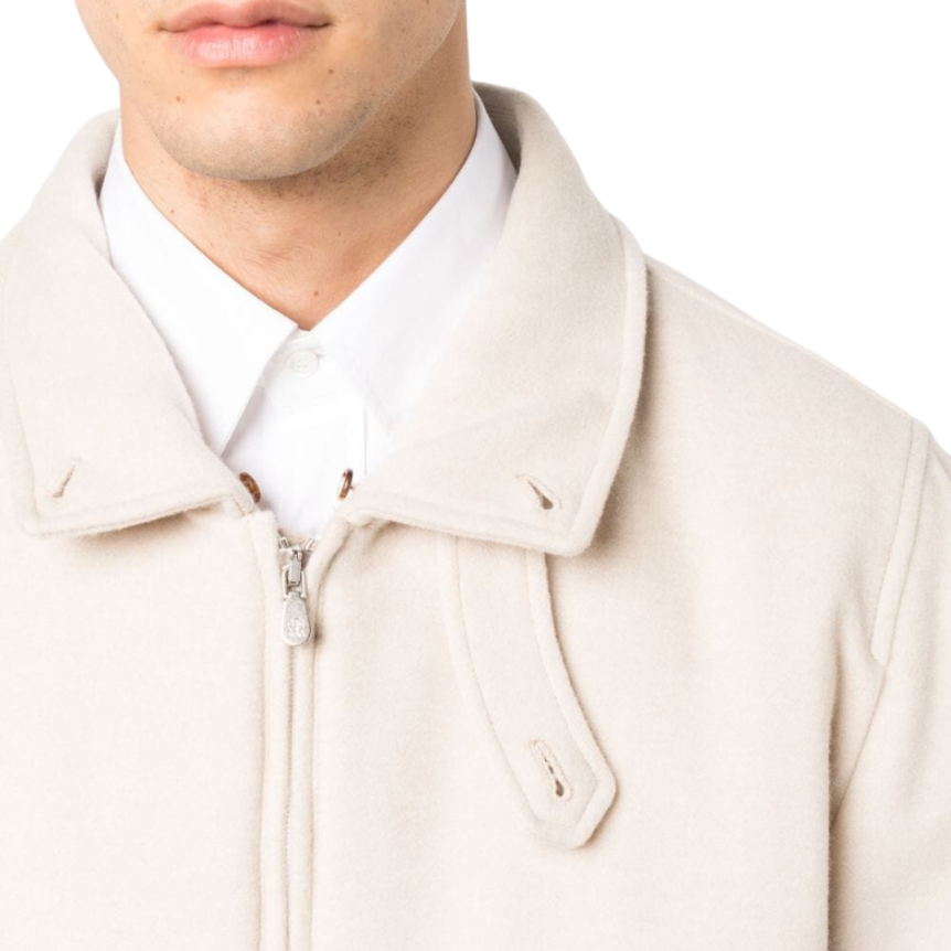Blouson cachemire beige Brunello Cucinelli