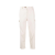 Pantalon cargo en velours côtelé blanc cassé
