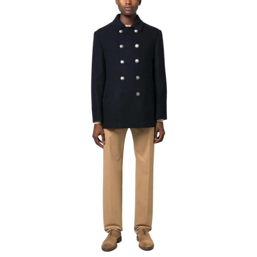 Parka Caban Bleu Marine Brunello Cucinelli