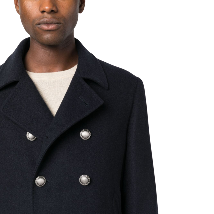 Parka Caban Bleu Marine Brunello Cucinelli