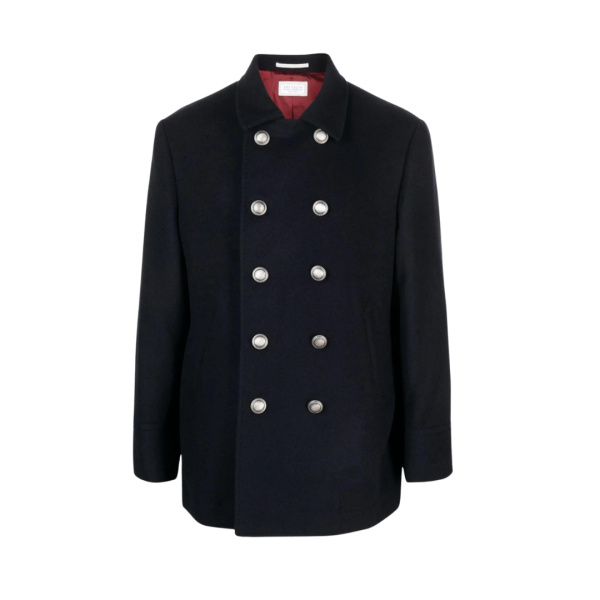 Parka Caban Bleu Marine Brunello Cucinelli
