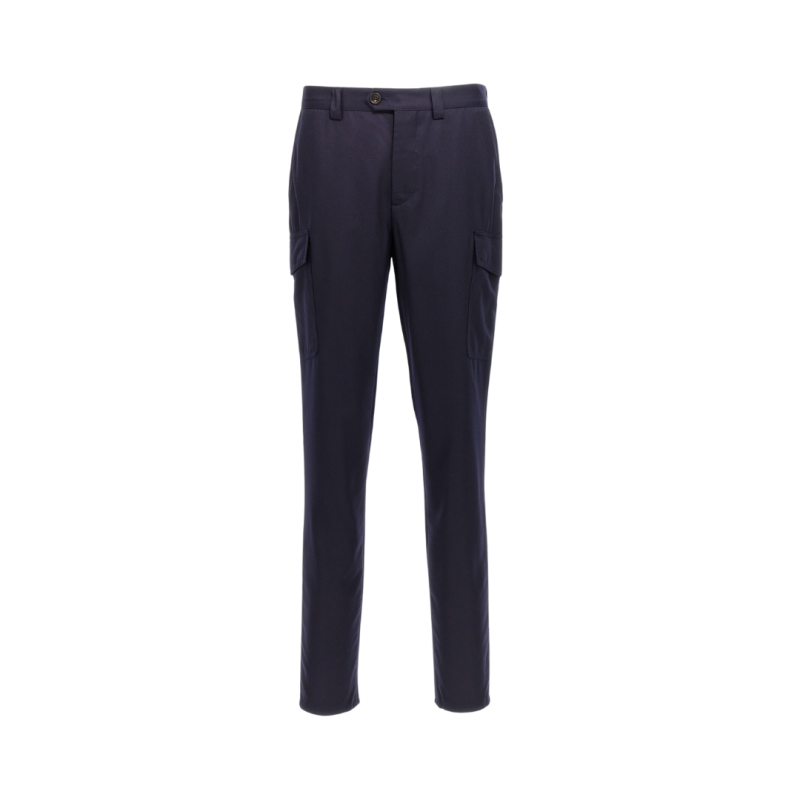 Pantalon cargo flanelle...