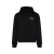 Sweatshirt à capuche Eden rock coton noir logo dos blanc