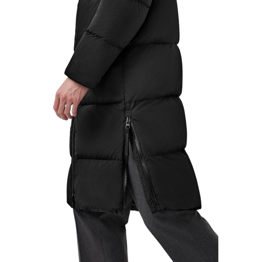 Doudoune longue CANADA GOOSE Lawrence nylon noir