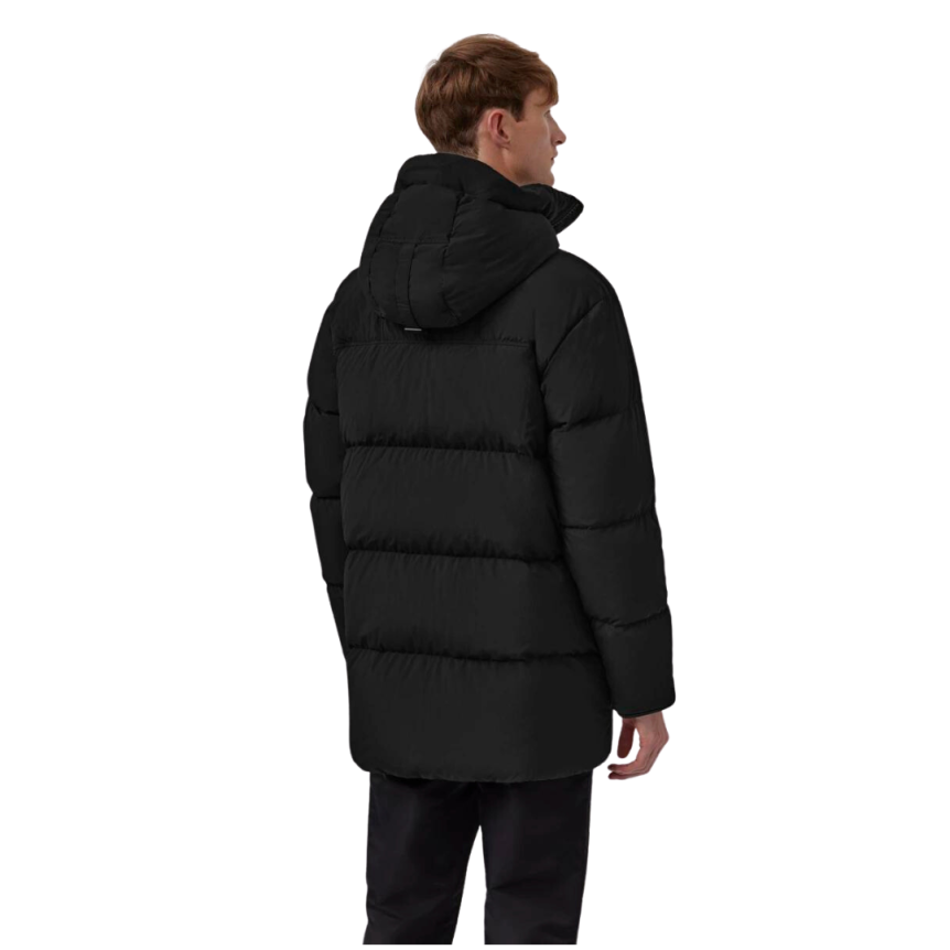 Doudoune à capuche CANADA GOOSE Lawrence nylon noir mat