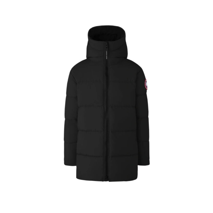 Doudoune à capuche CANADA GOOSE Lawrence nylon noir mat