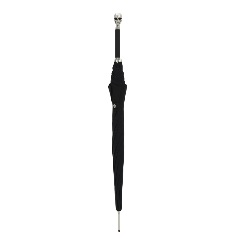 Parapluie Skull Long Noir