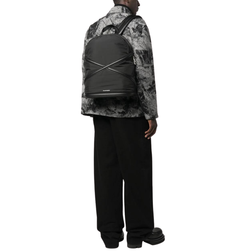 Sac à dos ALEXANDER MCQUEEN Harnais Nylon noir