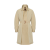 Trench-coat superpositions gabardine coton beige