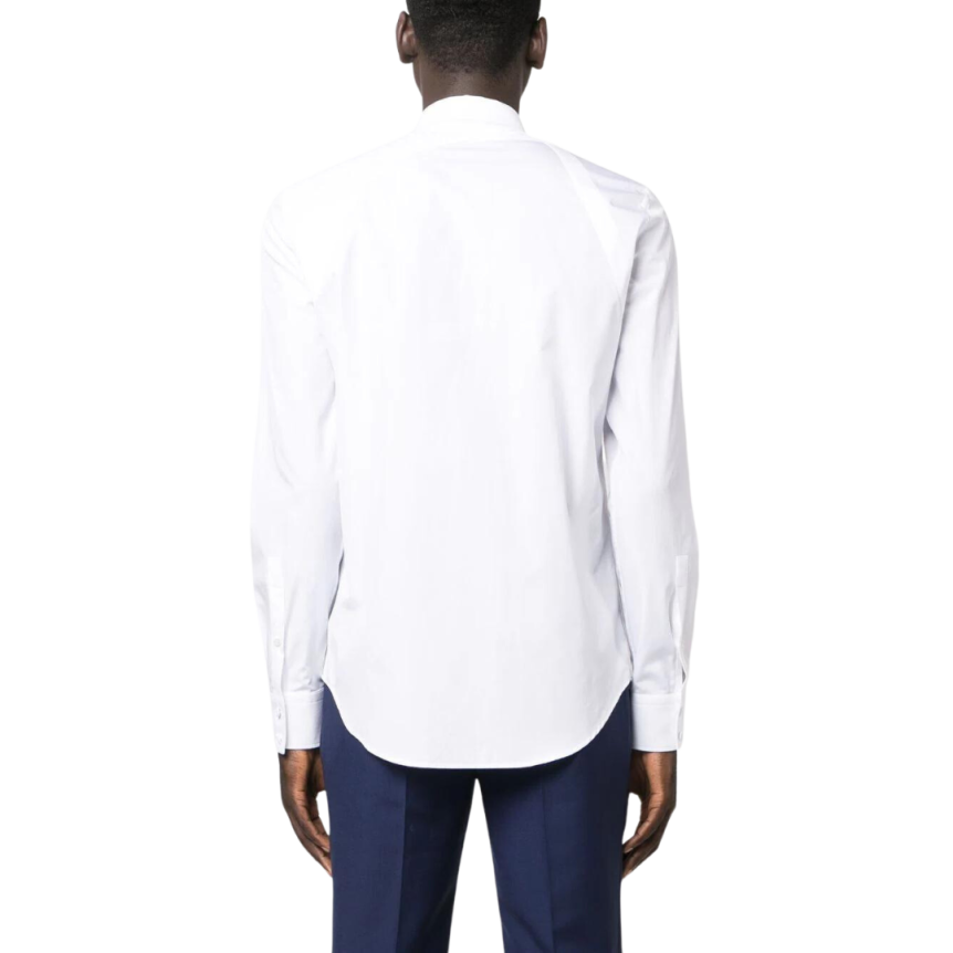 Chemise ALEXANDER MCQUEEN Harness coton blanc bride épaule