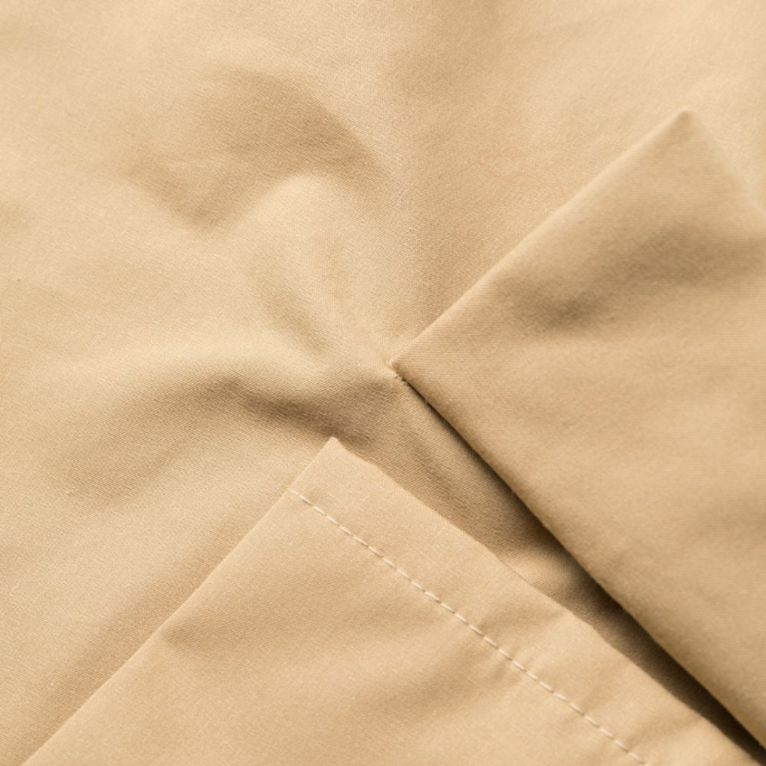 Pantalon ALEXANDER MCQUEEN cargo voile coton beige taille bas élastique poches