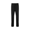 Pantalon fuselé coupe slim laine noire