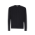 Pull col rond cachemire noir