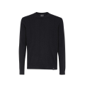 Pull col rond cachemire noir