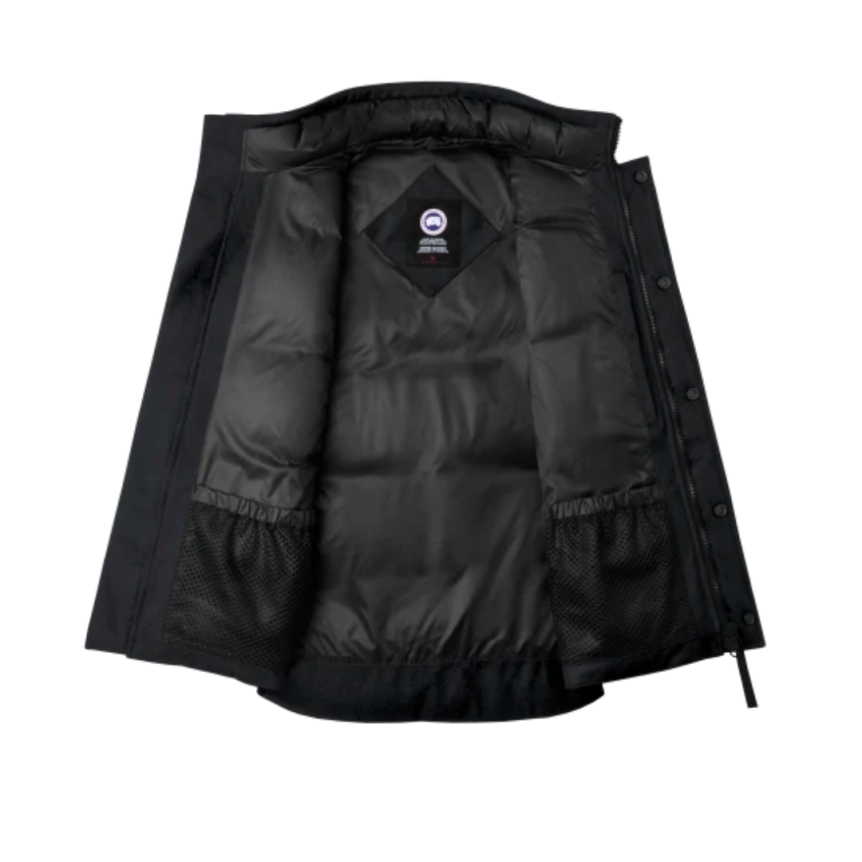 Gilet sans manches CANADA GOOSE Garson laine Flanelle Gris Carbone chiné