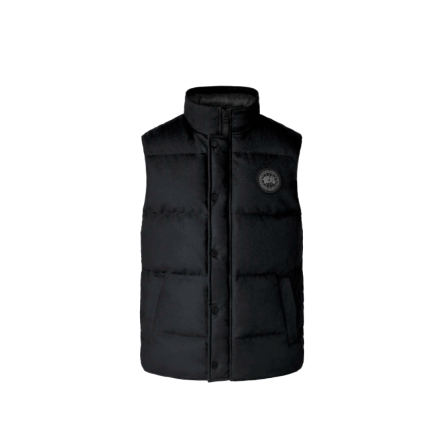 Gilet sans manches CANADA GOOSE Garson laine Flanelle Gris Carbone chiné