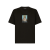 T-shirt col rond coton imprimé graphique Vierge Strass