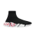 Sneaker Speed 2.0 Graffiti maille recyclée noire semelle blanc rouge