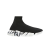 Sneaker Speed 2.0 Graffiti maille noir semelle blanche tag noir